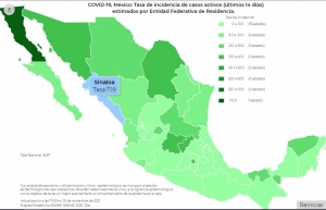 M&eacute;xico report&oacute; 3,556 casos de contagios de Covid-19