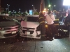 Sin personas lesionadas tras accidente de tr&aacute;nsito ocurrido afuera de la Plaza Forum