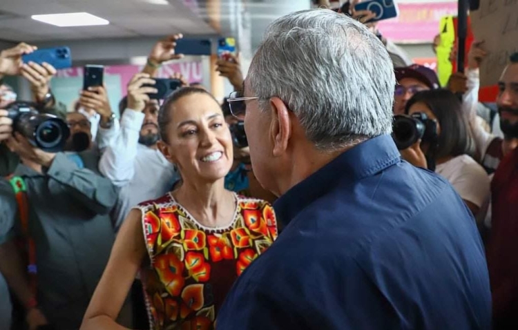 Cludia Sheinbaum llega a Culiac&aacute;n