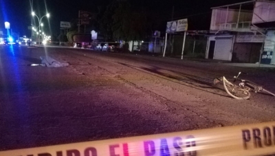 Ciclista muere atropellado la madrugada de este domingo en Los Mochis