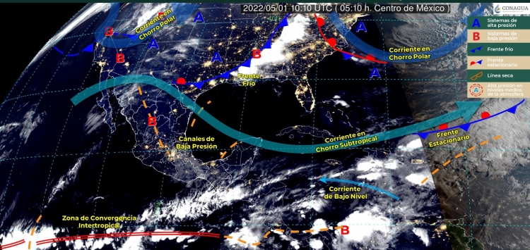 No se prev&eacute;n lluvias en el noroeste del pa&iacute;s