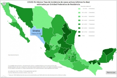 M&eacute;xico sum&oacute; 4 mil 983 decesos a causa del Covid-19