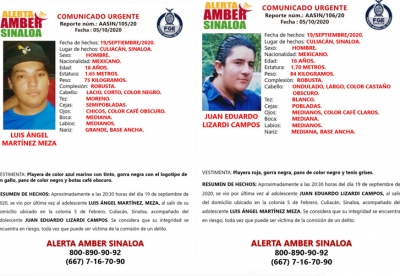 Ayuda a localizar a Luis &Aacute;ngel y Juan Eduardo, son de Culiac&aacute;n.
