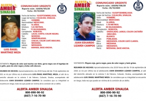 Ayuda a localizar a Luis &Aacute;ngel y Juan Eduardo, son de Culiac&aacute;n.