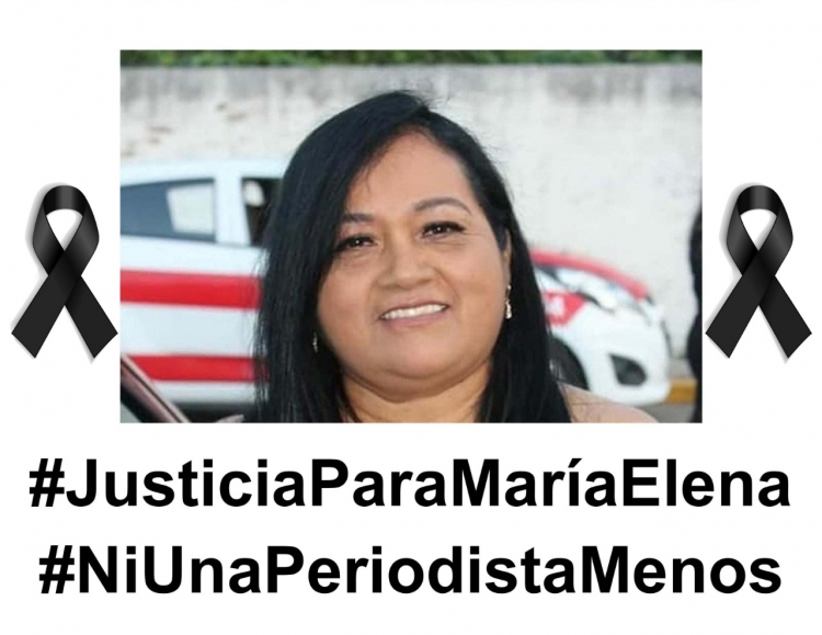 Exigen justicia por asesinato de periodista Mar&iacute;a Elena