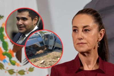 Sheinbaum asegura que hijo de AMLO deber&aacute; ser investigado por la Fiscal&iacute;a por el descarrilamiento del Tren Interoce&aacute;nico, tras denuncia y presi&oacute;n del PAN