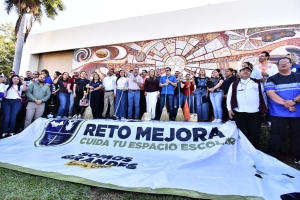 Encabeza el Rector Jes&uacute;s Madue&ntilde;a jornada de transformaci&oacute;n en la UAS con el &ldquo;Reto Mejora: Cuida tu Espacio Universitario&rdquo;