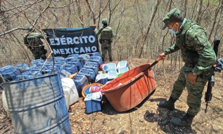 Sinaloa, principal foco rojo en producci&oacute;n de drogas sint&eacute;ticas