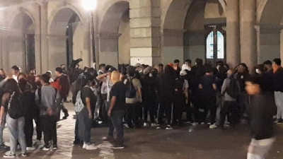Bloqueo en Oaxaca: m&aacute;s de 290 maestros de bachillerato exigen incremento salarial del 100%