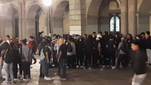 Bloqueo en Oaxaca: m&aacute;s de 290 maestros de bachillerato exigen incremento salarial del 100%