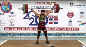 El pesista sinaloense Ad&aacute;n Hern&aacute;ndez levanta tres bronces en Campeonato Panamericano