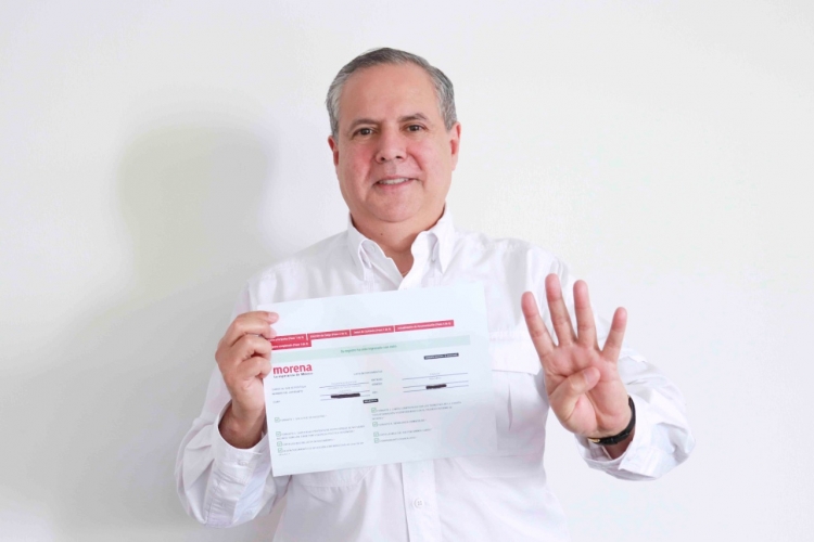 Solicita Gerardo Vargas su registro a candidato de Morena por la alcald&iacute;a de Culiac&aacute;n