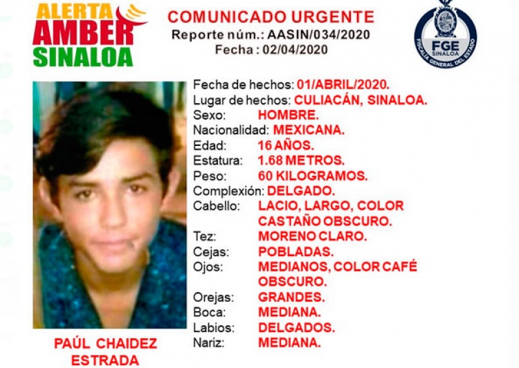 Desaparece joven de la colonia Progreso, de Culiac&aacute;n