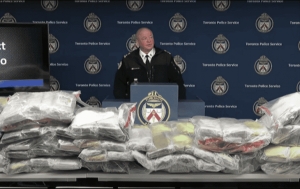 Autoridades de Canad&aacute; decomisan en Toronto m&aacute;s de 800 kgs. de Coca&iacute;na del CJNG