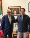 Gobernador Rocha y Mario Delgado titular de la SEP se re&uacute;nen para revisar obras de infraestructura educativa