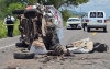 Choque frontal entre dos camionetas dej&oacute; un fallecido y tres heridos