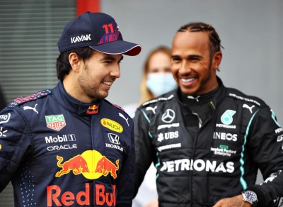 Un error priv&oacute; al piloto mexicano &acute;Checo&acute; P&eacute;rez de la pole position