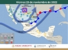 La primera tormenta invernal de la temporada se ubicar&aacute; sobre el norte de la Rep&uacute;blica Mexicana; se esperan nevadas o aguanieve en algunas zonas serranas