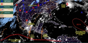Chubascos aislados y temperatura m&aacute;xima de 40 grados se prev&eacute;n en Sinaloa, hoy