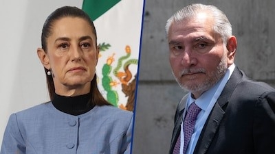 Sheinbaum reacciona a red millonaria que dio 79 mdp a Ad&aacute;n Augusto: "Que lo aclare el Senador"