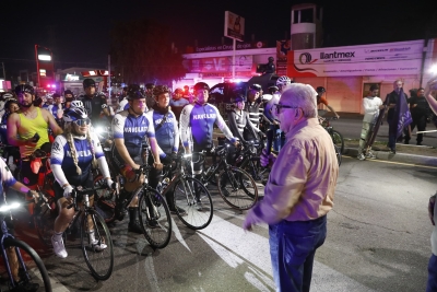 M&aacute;s de mil ciclistas, corredores y patinadores participan en la Rodada y Carrera por la Paz y contra las Adicciones Altata Rush 2025