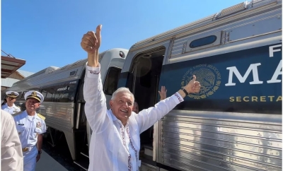 La vigilancia de la construcci&oacute;n del Tren Interoce&aacute;nico fue encargada por AMLO a su hijo &ldquo;Bobby&rdquo; L&oacute;pez Beltr&aacute;n