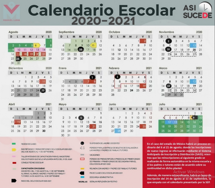 Alumnos de educaci&oacute;n de B&aacute;sica desfrutan mega puente escolar a partir de hoy