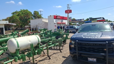 Matan a balazos a 2 hombres frente a un taller de implementos agr&iacute;colas, en Navolato