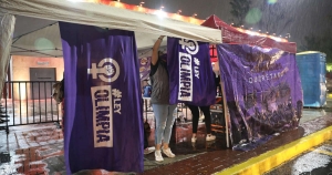 Mujeres acampan afuera de C&aacute;mara de Diputados por Ley Olimpia