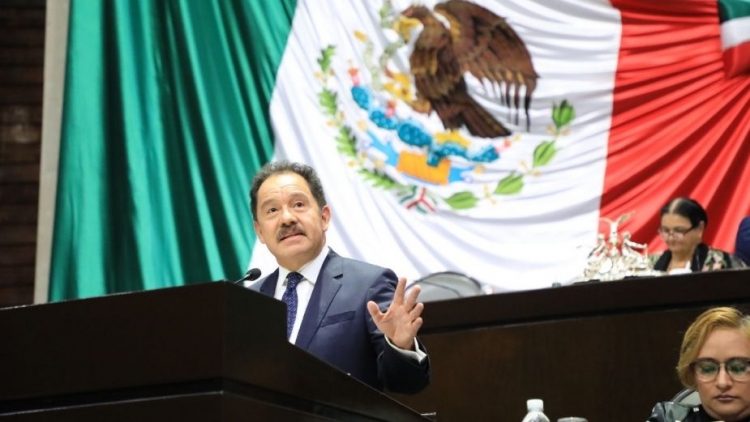  Ignacio Mier, coordinador de Morena en la C&aacute;mara de Diputados.