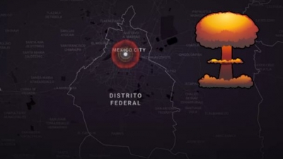 La Fundaci&oacute;n Outrider crea simulador de un ataque nuclear en cualquier lugar del mundo
