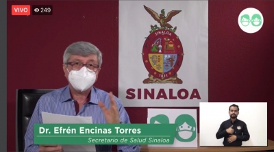 Sinaloa acumula 14,073 casos confirmados de COVID-19; hay 2,454 defunciones