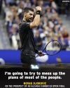 Djokovic celebra pase a semifinales del US Open, donde enfrentar&aacute; a Carlos Alcaraz