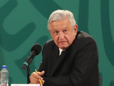 L&oacute;pez Obrador no se desvaneci&oacute;: Segob; se recupera de covid-19 en Palacio Nacional