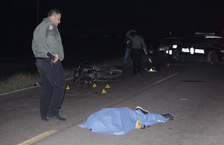 Fallece un hombre en accidente de motocicleta en Navolato