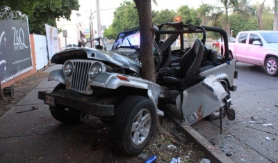 Amanece Culiac&aacute;n con dos heridos por choques en puntos c&eacute;ntricos de la ciudad