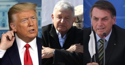AMLO, Trump y Bolsonaro los l&iacute;deres que se han negado a la ciencia para enfrentar la pandemia