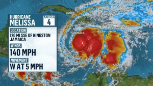 En Jamaica prev&eacute;n inundaciones catastr&oacute;ficas por el hurac&aacute;n &acute;Melissa&acute; como categor&iacute;a 5