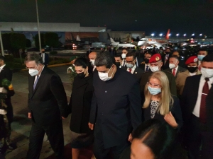 Nicol&aacute;s Maduro lleg&oacute; a M&eacute;xico