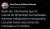Hackean WhatsApp de la fiscal del estado