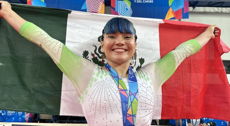 Alexa Moreno gana el Oro en la Copa Mundial de Gimnasia Art&iacute;stica en Par&iacute;s, Francia