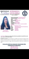 La FGE activ&oacute; el Protocolo Alba por desaparici&oacute;n de una mujer en Guasave