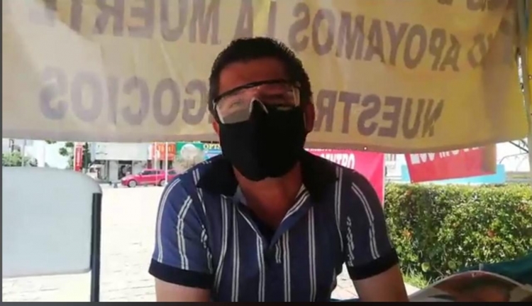 Comienza resistencia civil por comerciantes del centro de Culiac&aacute;n