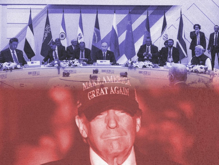 Trump amenaza a los BRICS con aranceles del 100% "si planean reemplazar al d&oacute;lar"