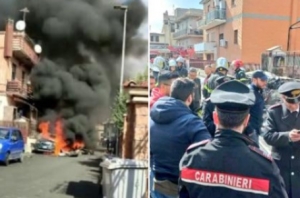 Tragedia en Italia: dos aviones de la fuerza a&eacute;rea chocan cerca de Roma
