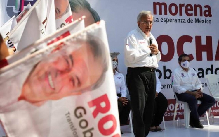 Cierra campa&ntilde;a Rub&eacute;n Rocha en Badiraguato