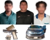 Capturan otros tres delincuentes en otra persecuci&oacute;n policiaca, en Culiac&aacute;n