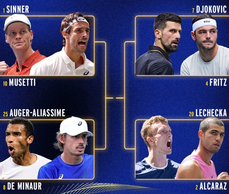 As&iacute; se jugar&aacute;n los Cuartos de Final del US Open