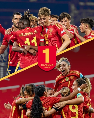 Se apodera Espa&ntilde;a del ranking de la FIFA al desplazar a Argentina