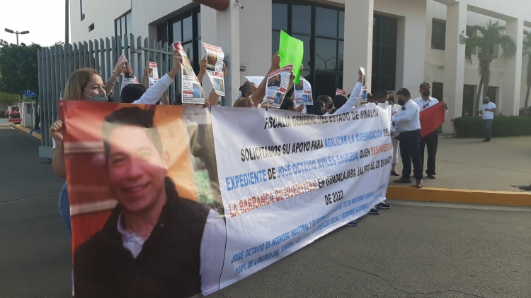 Familiares piden la colaboraci&oacute;n de la Fiscal&iacute;a de Sinaloa en la b&uacute;squeda de Jos&eacute; Octavio